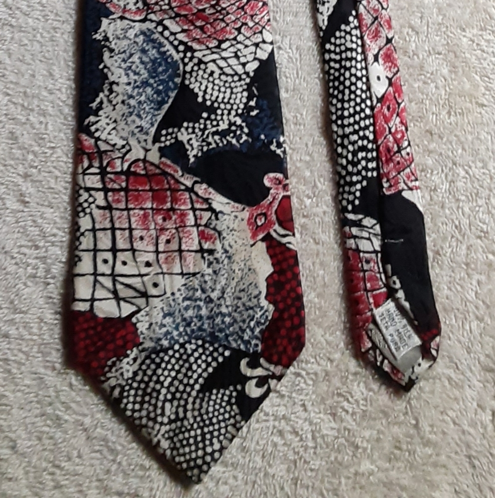 Custom mens silk tie